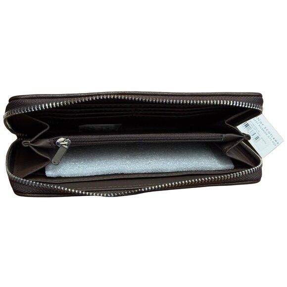 Glen Appin of Scotland Ladies Harris Tweed Long Wallet MacLeod Tartan NEW - Picture 3 of 7